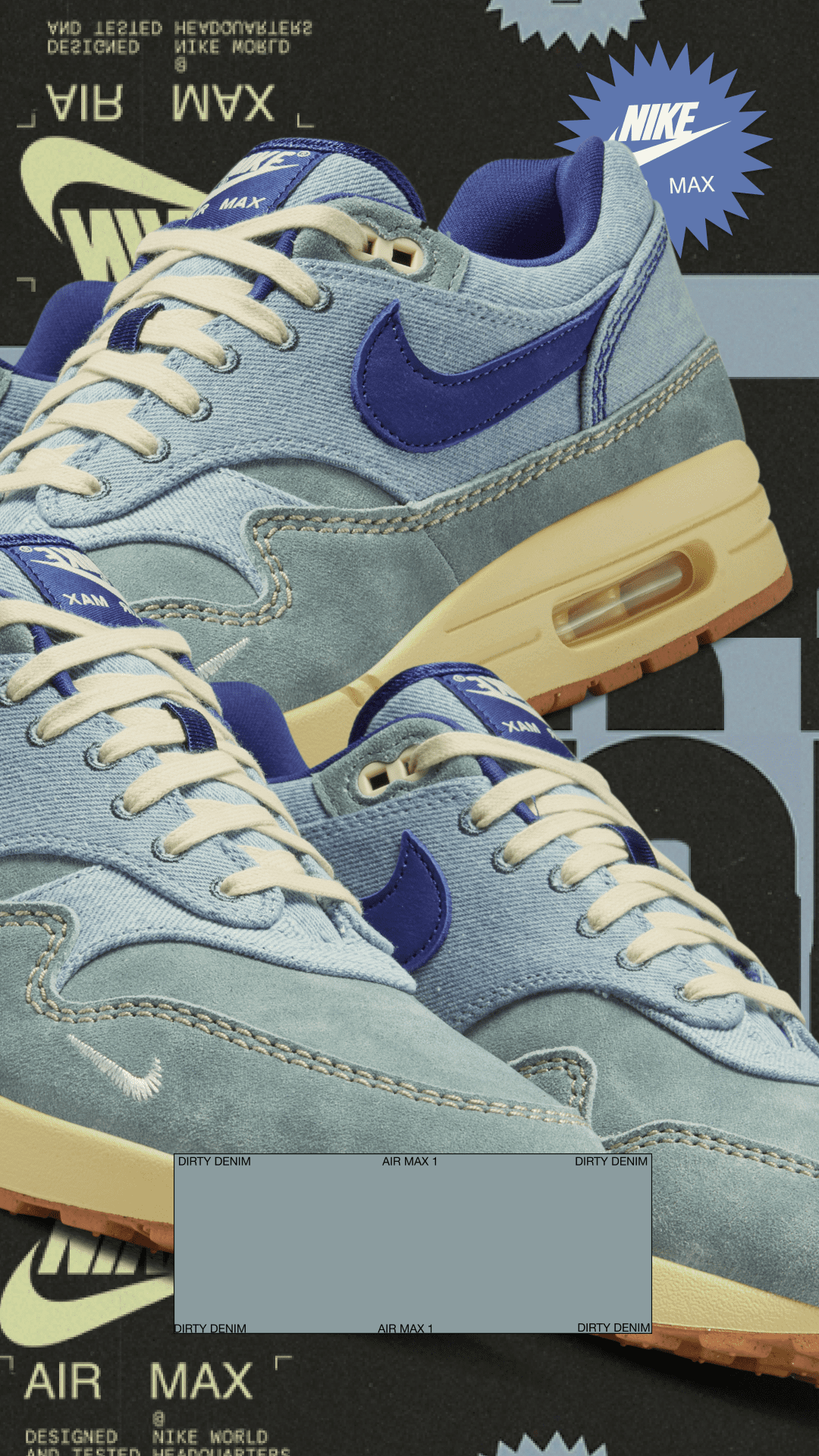 Snkrs Special Air Max Dirty Denim